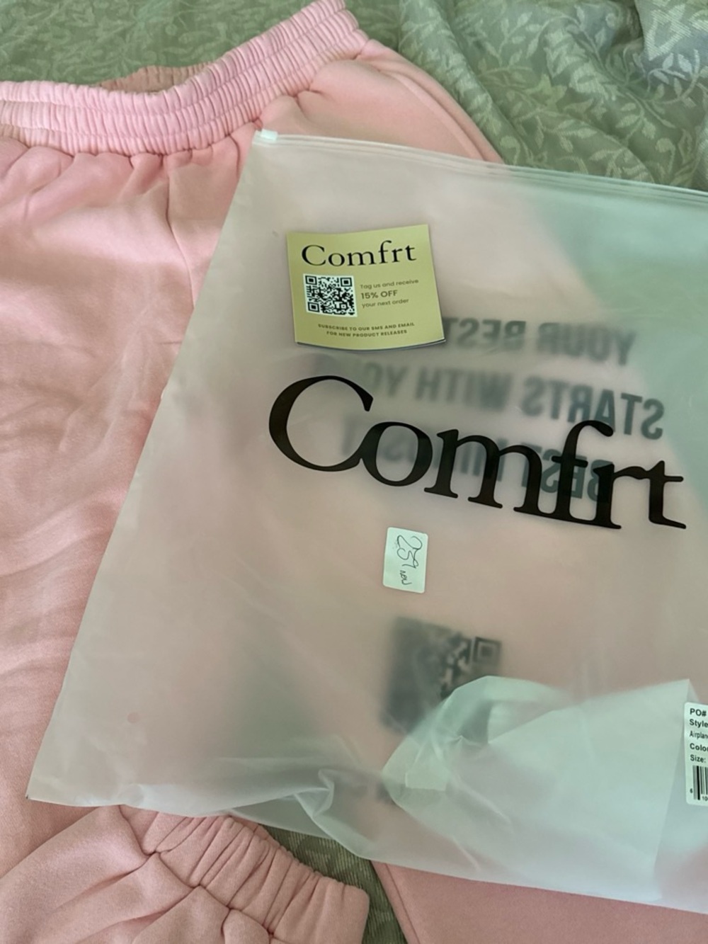 Comftr Women's Pink Lounge Pajama Pants